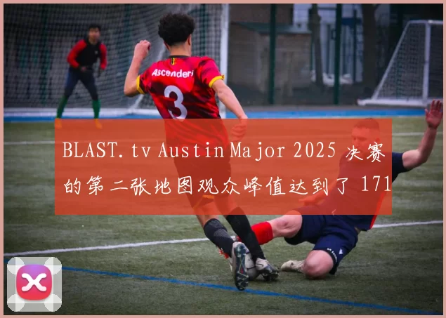 BLAST.tv Austin Major 2025 决赛的第二张地图观众峰值达到了 171 万